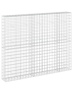 Gabione con Filo da 3,5 mm e Rete da 10x10 cm 250x30x200 cm 2
