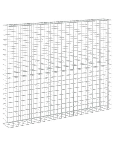 Gabione con Filo da 3,5 mm e Rete da 10x10 cm 250x30x200 cm