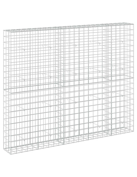 Gabione con Filo da 3,5 mm e Rete da 10x10 cm 250x30x200 cm