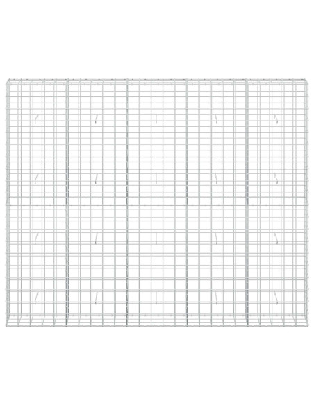 Gabione con Filo da 3,5 mm e Rete da 10x10 cm 250x30x200 cm
