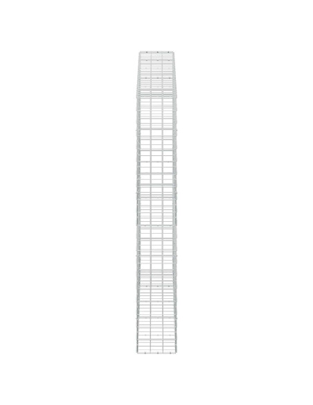 Gabione con Filo da 3,5 mm e Rete da 10x10 cm 250x30x200 cm