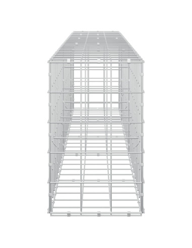 Gabione con Filo da 3,5 mm e Rete da 10x10 cm 250x30x50 cm