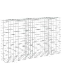 Gabione con Filo da 3,5 mm e Rete da 10x10 cm 250x50x150 cm 2