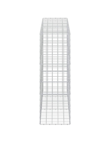 Gabione con Filo da 3,5 mm e Rete da 10x10 cm 250x50x150 cm