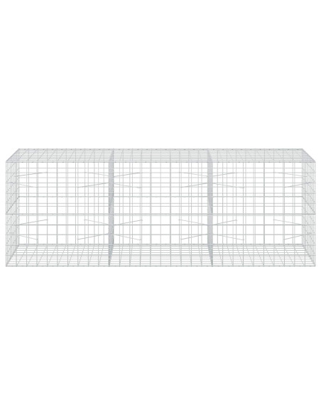 Gabione con Filo da 3,5 mm e Rete da 10x10 cm 300x100x100 cm