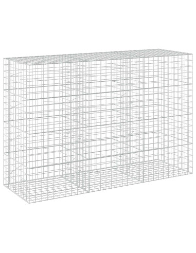 Gabione con Filo da 3,5 mm e Rete da 10x10 cm 300x100x200 cm