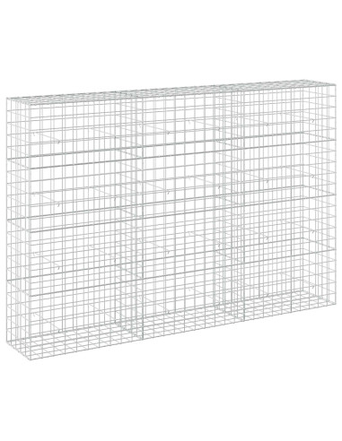 Gabione con Filo da 3,5 mm e Rete da 10x10 cm 300x50x200 cm