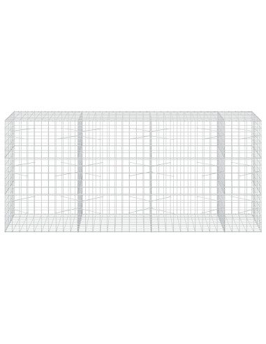 Gabione con Filo da 3,5 mm e Rete da 10x10 cm 350x100x150 cm