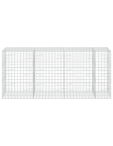 Gabione con Filo da 3,5 mm e Rete da 10x10 cm 350x100x150 cm