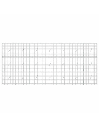 Gabione con Filo da 3,5 mm e Rete da 10x10 cm 350x20x150 cm