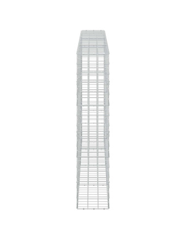 Gabione con Filo da 3,5 mm e Rete da 10x10 cm 350x30x150 cm