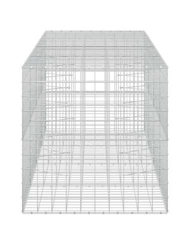Gabione con Filo da 3,5 mm e Rete da 10x10 cm 400x100x100 cm