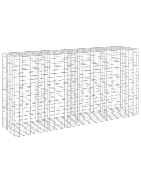 Gabione con Filo da 3,5 mm e Rete da 10x10 cm 400x100x200 cm