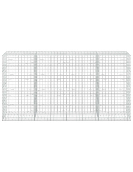 Gabione con Filo da 3,5 mm e Rete da 10x10 cm 400x100x200 cm