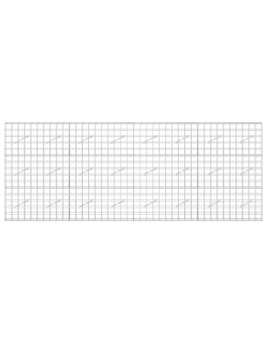 Gabione con Filo da 3,5 mm e Rete da 10x10 cm 400x10x150 cm