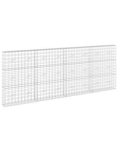 Gabione con Filo da 3,5 mm e Rete da 10x10 cm 400x20x150 cm