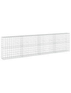Gabione con Filo da 3,5 mm e Rete da 10x10 cm 400x30x100 cm 2