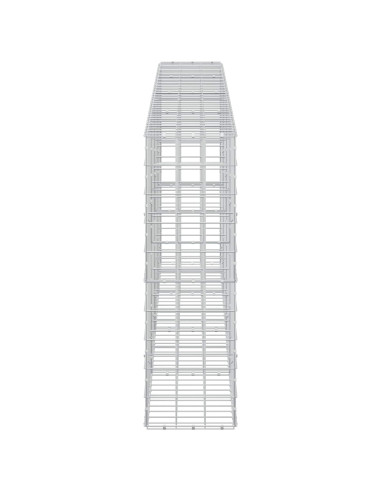 Gabione con Filo da 3,5 mm e Rete da 10x10 cm 400x30x100 cm