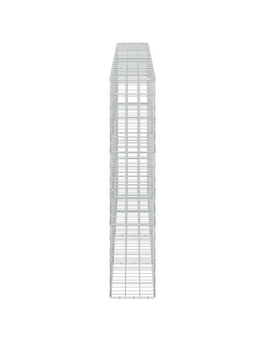 Gabione con Filo da 3,5 mm e Rete da 10x10 cm 400x30x150 cm