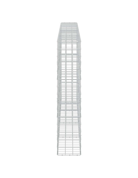 Gabione con Filo da 3,5 mm e Rete da 10x10 cm 400x30x150 cm