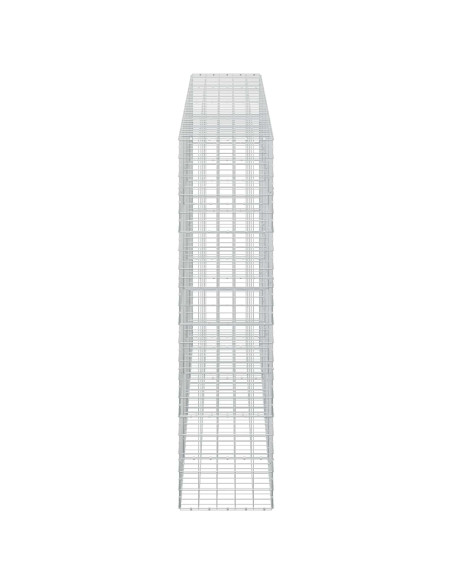 Gabione con Filo da 3,5 mm e Rete da 10x10 cm 400x50x200 cm