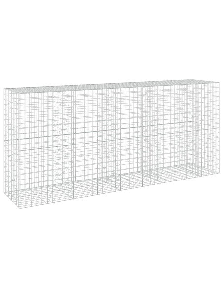 Gabione con Filo da 3,5 mm e Rete da 10x10 cm 450x100x200 cm
