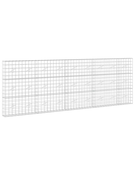 Gabione con Filo da 3,5 mm e Rete da 10x10 cm 450x20x150 cm