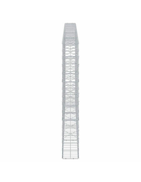 Gabione con Filo da 3,5 mm e Rete da 10x10 cm 450x20x150 cm