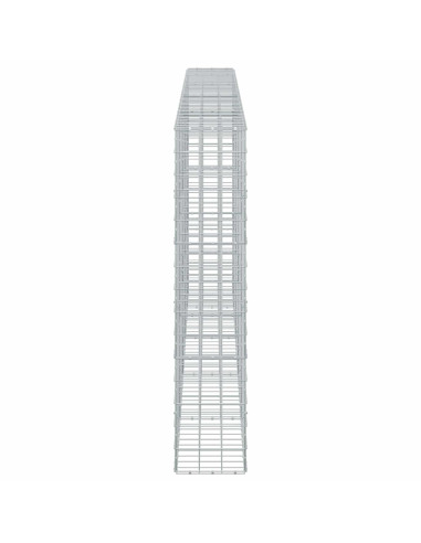 Gabione con Filo da 3,5 mm e Rete da 10x10 cm 450x30x150 cm