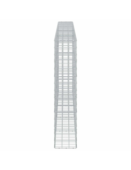 Gabione con Filo da 3,5 mm e Rete da 10x10 cm 450x30x150 cm
