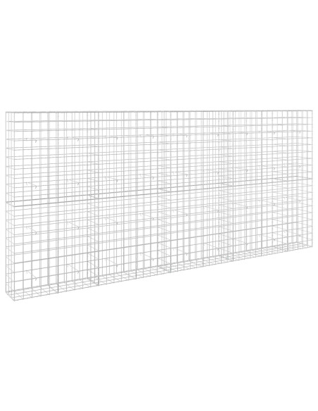 Gabione con Filo da 3,5 mm e Rete da 10x10 cm 450x30x200 cm