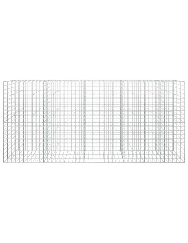 Gabione con Filo da 3,5 mm e Rete da 10x10 cm 450x30x200 cm