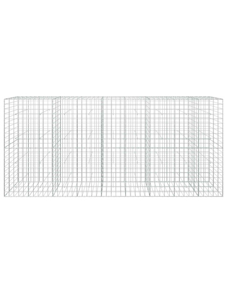 Gabione con Filo da 3,5 mm e Rete da 10x10 cm 450x30x200 cm