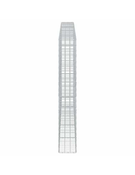 Gabione con Filo da 3,5 mm e Rete da 10x10 cm 450x30x200 cm