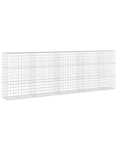 Gabione con Filo da 3,5 mm e Rete da 10x10 cm 450x50x150 cm