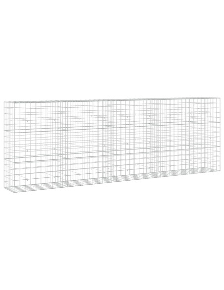 Gabione con Filo da 3,5 mm e Rete da 10x10 cm 450x50x150 cm