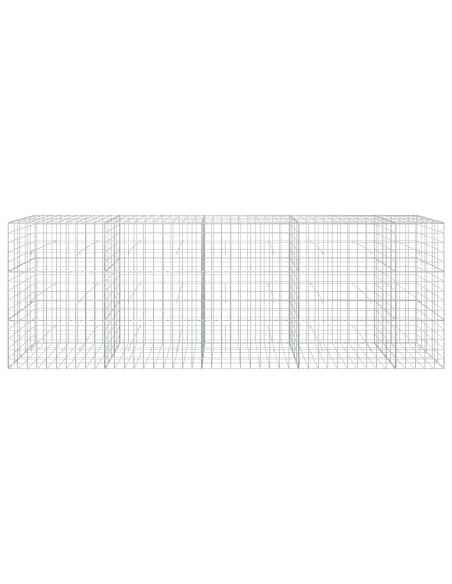 Gabione con Filo da 3,5 mm e Rete da 10x10 cm 450x50x150 cm