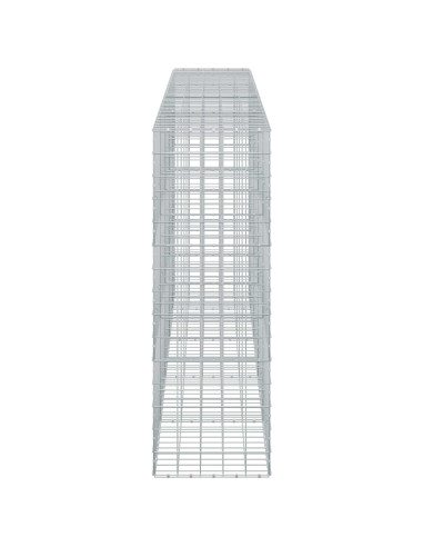 Gabione con Filo da 3,5 mm e Rete da 10x10 cm 450x50x150 cm