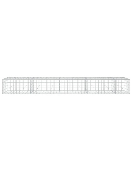 Gabione con Filo da 3,5 mm e Rete da 10x10 cm 450x50x50 cm