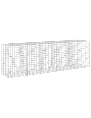 Gabione con Filo da 3,5 mm e Rete da 10x10 cm 500x100x150 cm