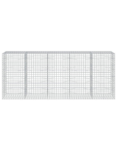 Gabione con Filo da 3,5 mm e Rete da 10x10 cm 500x100x200 cm