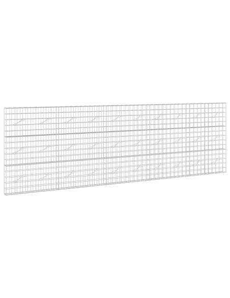 Gabione con Filo da 3,5 mm e Rete da 10x10 cm 500x10x150 cm