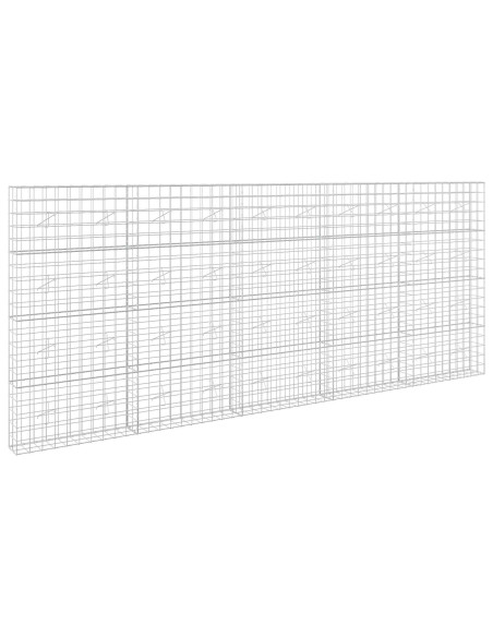 Gabione con Filo da 3,5 mm e Rete da 10x10 cm 500x20x200 cm