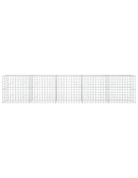 Gabione con Filo da 3,5 mm e Rete da 10x10 cm 500x30x100 cm