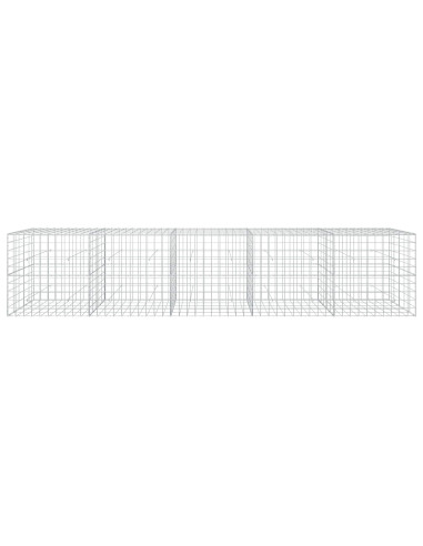 Gabione con Filo da 3,5 mm e Rete da 10x10 cm 500x50x100 cm