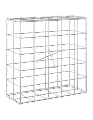 Gabione con Filo da 3,5 mm e Rete da 10x10 cm 50x20x50 cm