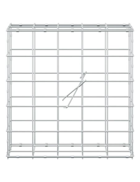 Gabione con Filo da 3,5 mm e Rete da 10x10 cm 50x20x50 cm