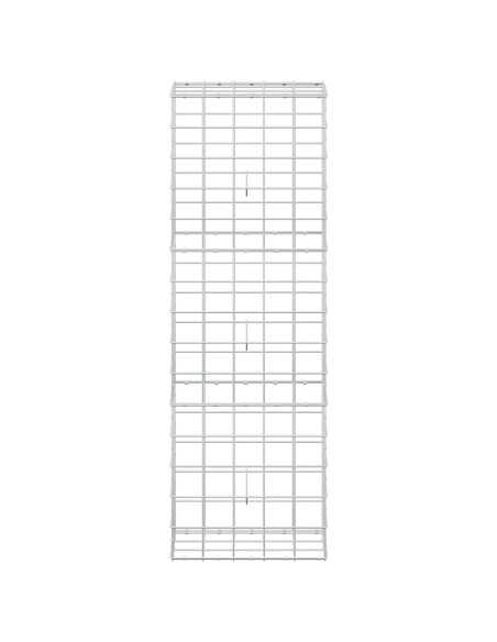 Gabione con Filo da 3,5 mm e Rete da 10x10 cm 50x30x150 cm