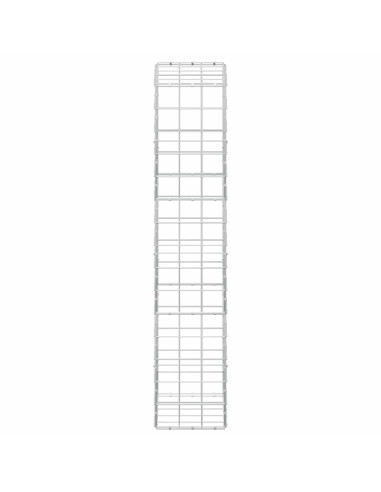 Gabione con Filo da 3,5 mm e Rete da 10x10 cm 50x30x150 cm