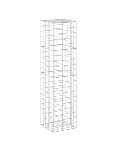 Gabione con Filo da 3,5 mm e Rete da 10x10 cm 50x50x200 cm 2